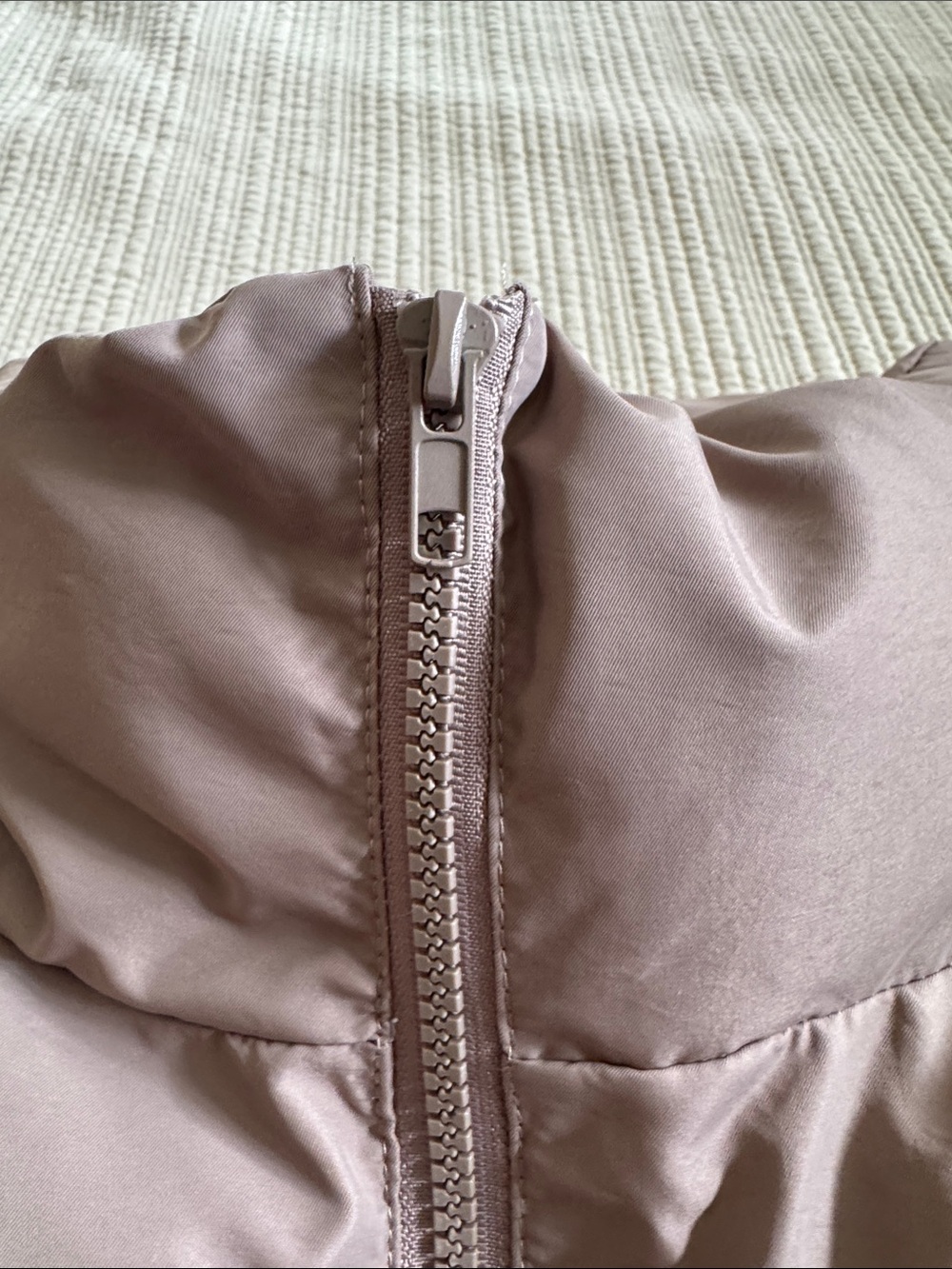 Bluivy Neutral Taupe Quilted Puffer Vest - Picture 9 of 14